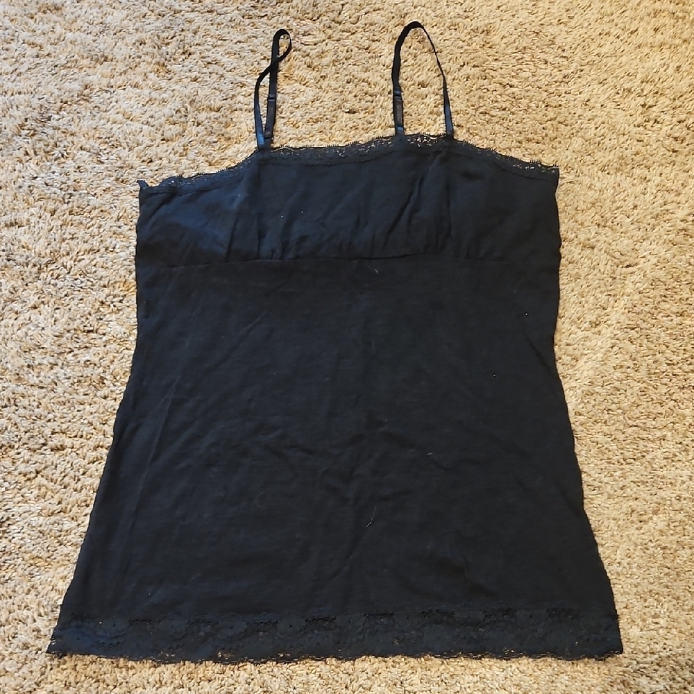 So Wear It Declare It Black Fitted Camisole